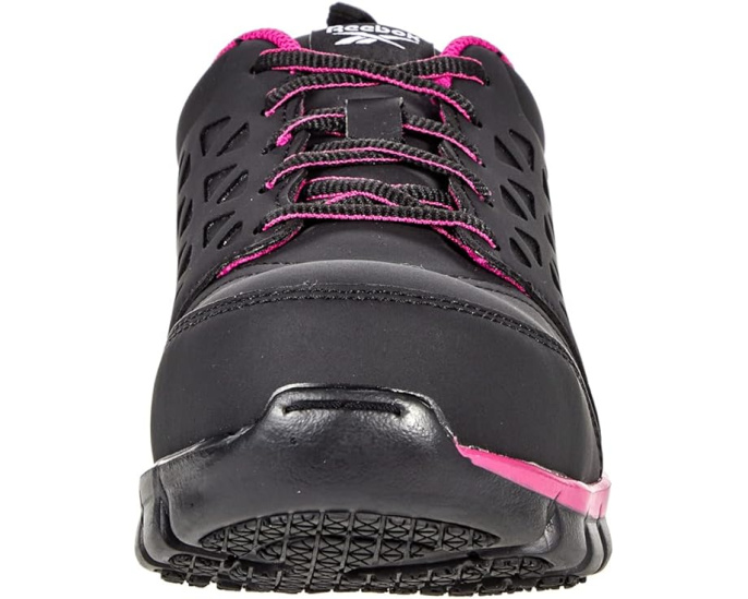 Кроссовки Reebok Sublite Cushion Work Comp Toe EH Черно-розовые