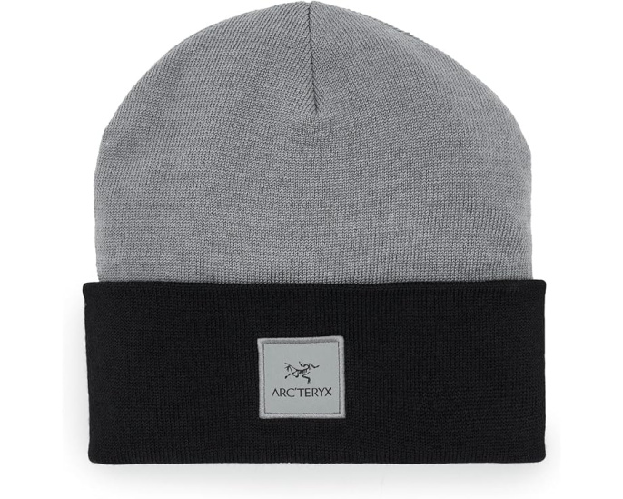 Шапка Arc'teryx Color Block Toque из Tech Wool с широкой манжетой