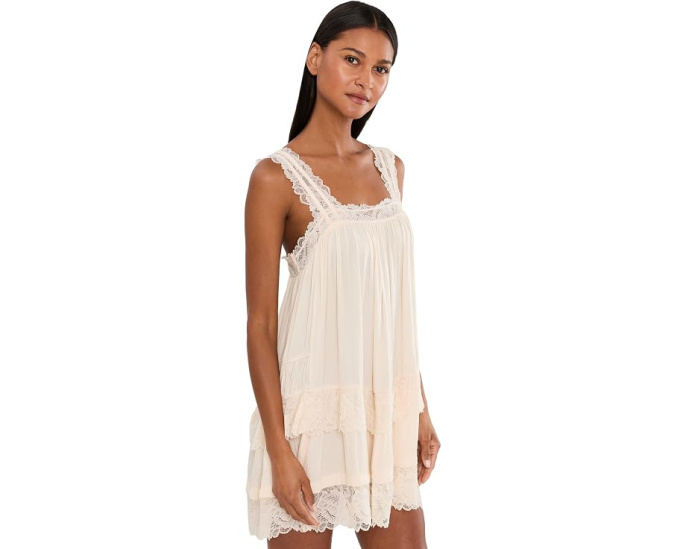 Free People мини платье-комбинация Forever Yours