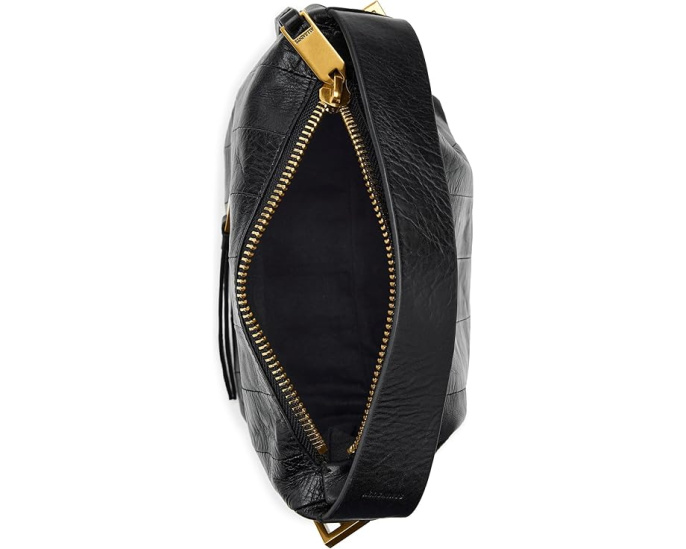 Сумка-хобо AllSaints Vega Panel Grab из кожи с панельным дизайном