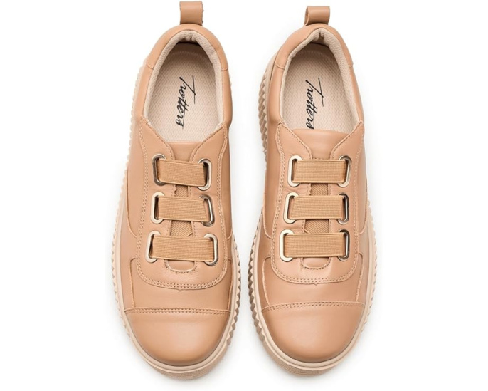 Кроссовки Trotters Bliss из кожи с эластичной вставкой и съемной стелькой