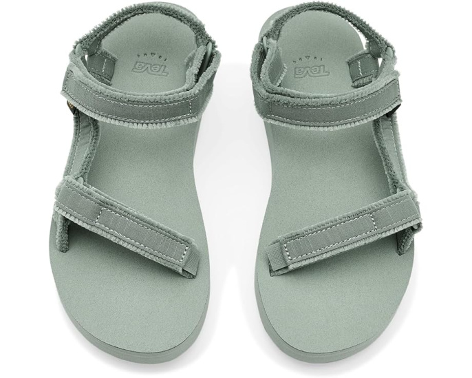 Сандалии Teva Midform Universal Canvas на платформе с застежкой на липучке
