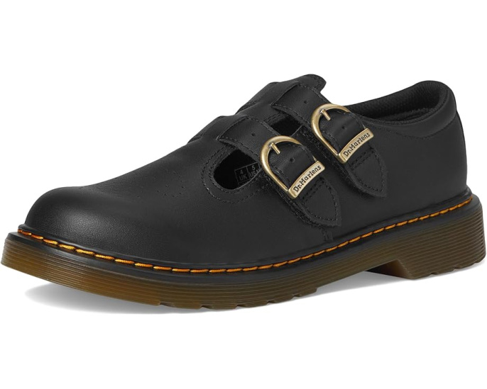 Детские туфли Dr. Martens 8065 Y с перфорацией и пряжками