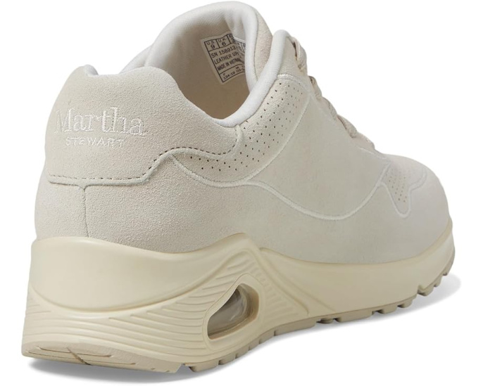 Кроссовки Uno-county Line от Martha Stewart x Skechers с замшевым верхом