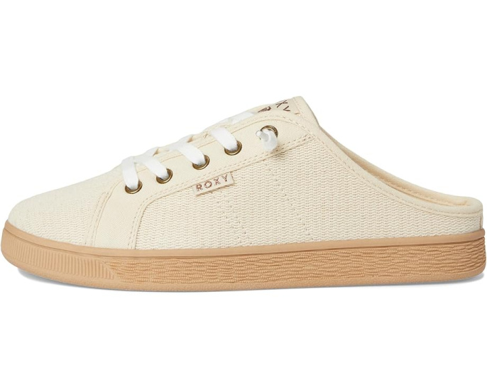 Кроссовки Roxy Sunny Stroll на шнуровке из хлопка