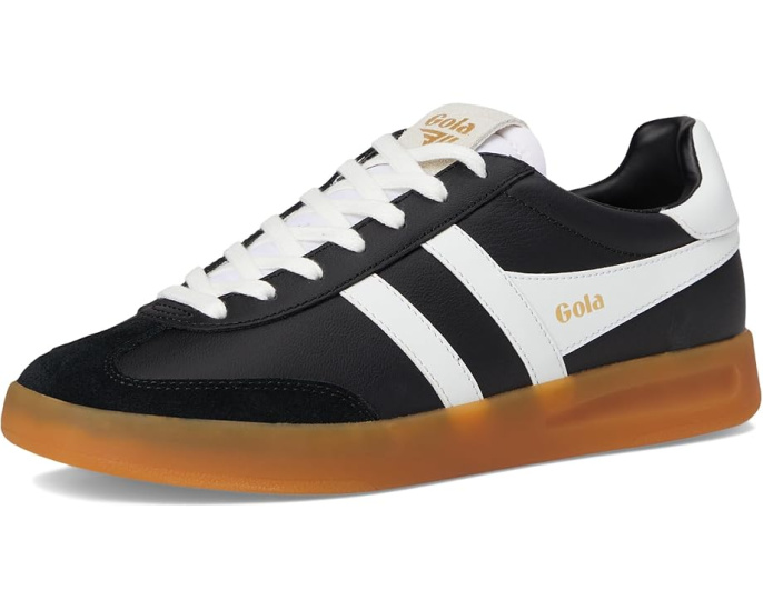 Кожаные кроссовки Gola Cyclone Leather с чашеобразной подошвой
