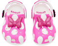 Кроксы Crocs Kids Disney Микки Маус для малышей с розовым бантом
