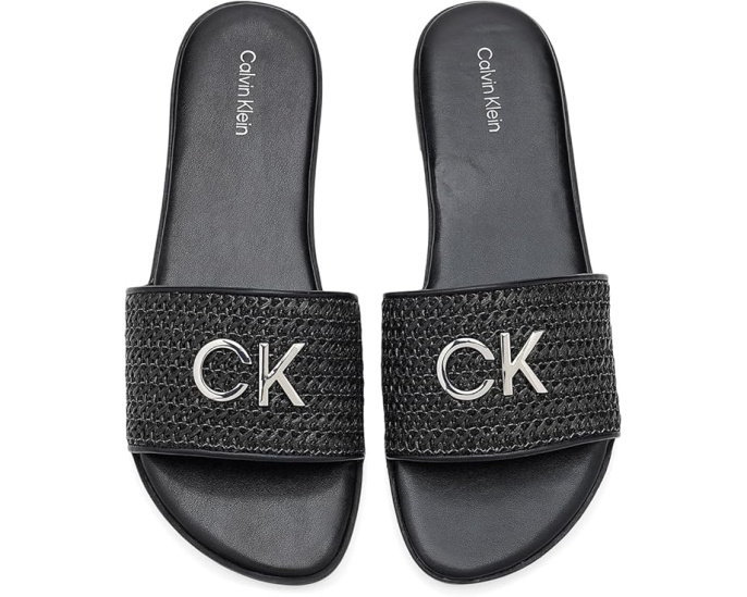 Calvin Klein балетки Koly с плетеным декором и квадратным носком