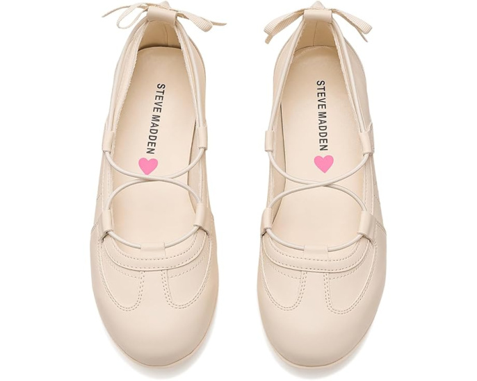 Обувь Steve Madden Kids Meara с эластичными шнурками для легкого надевания