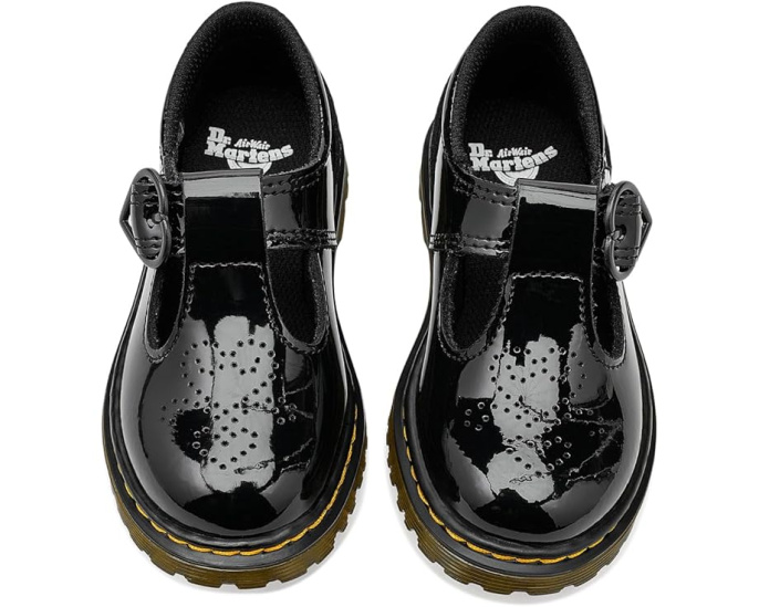 Туфли T-bar Dr. Martens Polley II T для малышей с перфорацией