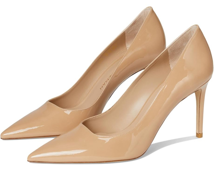 Туфли-лодочки Stuart Power 85 на шпильке с острым носком от Stuart Weitzman