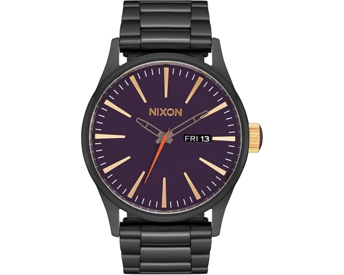 Часы Nixon Sentry Stainless Steel с браслетом из нержавеющей стали