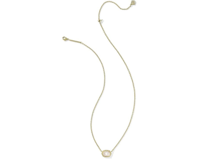 Подвеска Kendra Scott Daphne Frame Short золотистая