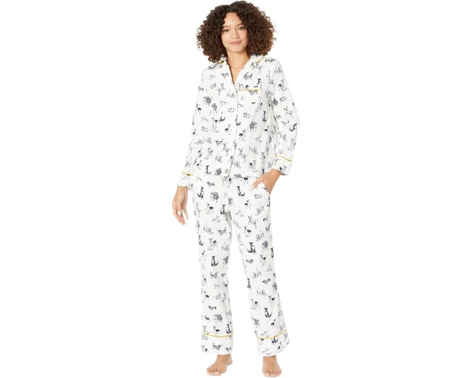 Комплект пижамы Joules Sleeptight с принтом собачек