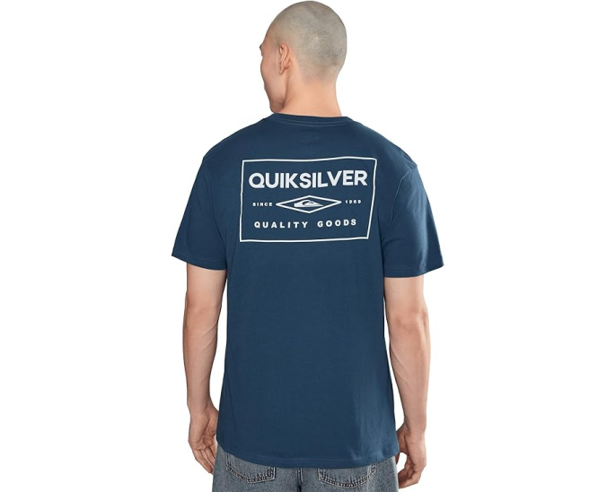 Футболка Quiksilver Stamped Screen Tee с принтом