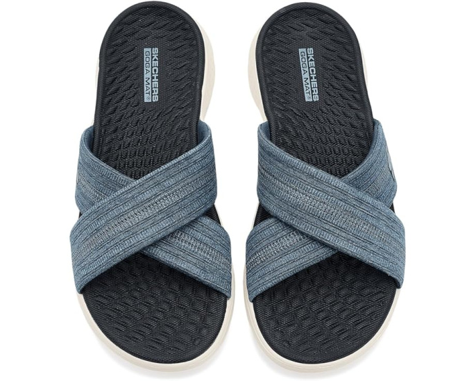 Весенние сандалии Skechers On-The-Go GOwalk Flex с пеной Memory Foam