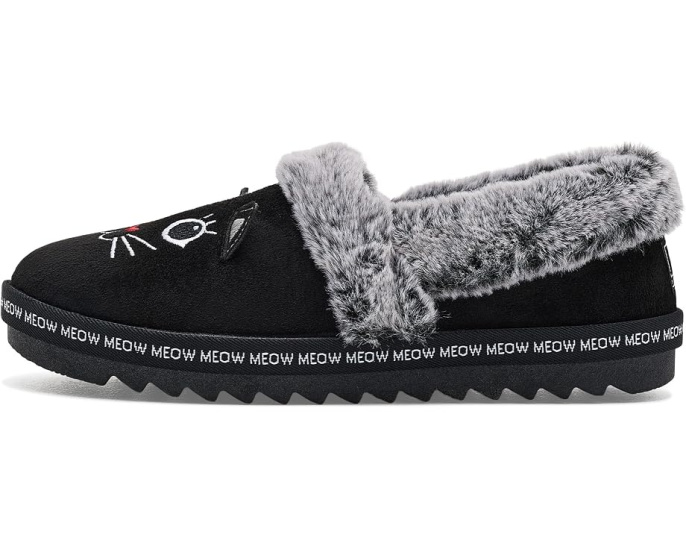 BOBS from SKECHERS тапочки Cozy Kiss с мордочкой кота