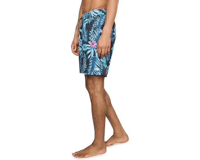 Плавки Hurley Floral Volley с цветочным принтом и защитой UPF 50+