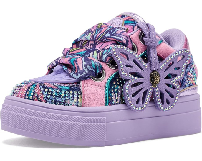 Kurt Geiger London Kids Кроссовки Mini Southbank Tag с цветком для малышей