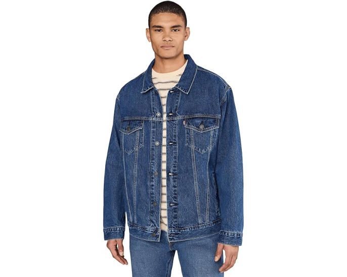 Куртка Levi's® Premium Relaxed Fit Trucker в свободном крое с накладными карманами