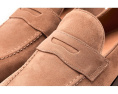 Замшевые лоферы Peter Millar Madison Penny с миндалевидным носком