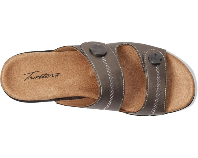 Кожаные босоножки Trotters Ruthie Stitch на липучках