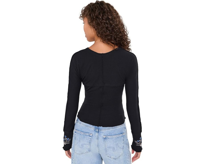 Топ Free People Olivia с вышивкой