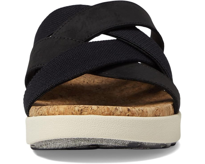 KEEN Elle сандалии-слипоны из кожи и текстиля