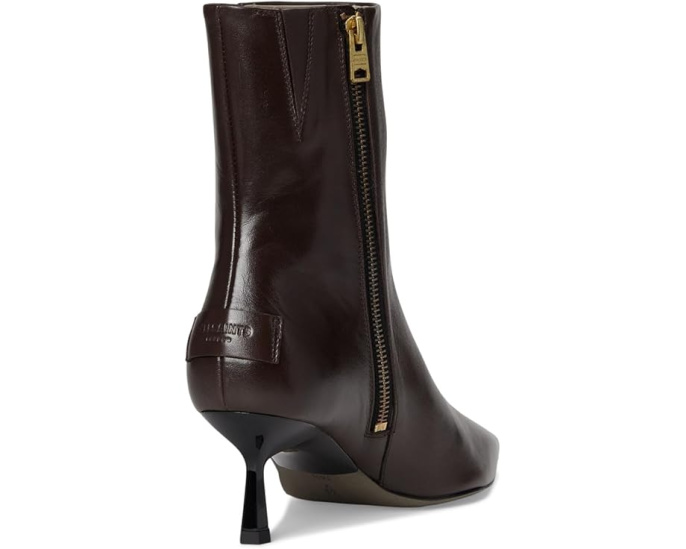 Ботинки AllSaints Vivian с каблуком и застежкой-молнией