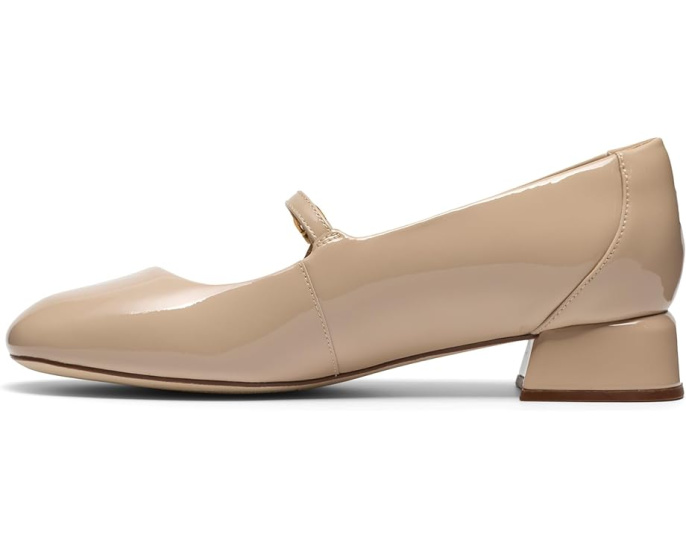 Туфли Clarks Daiss 30 Bar из лаковой кожи с ремешком и каблуком 30 мм