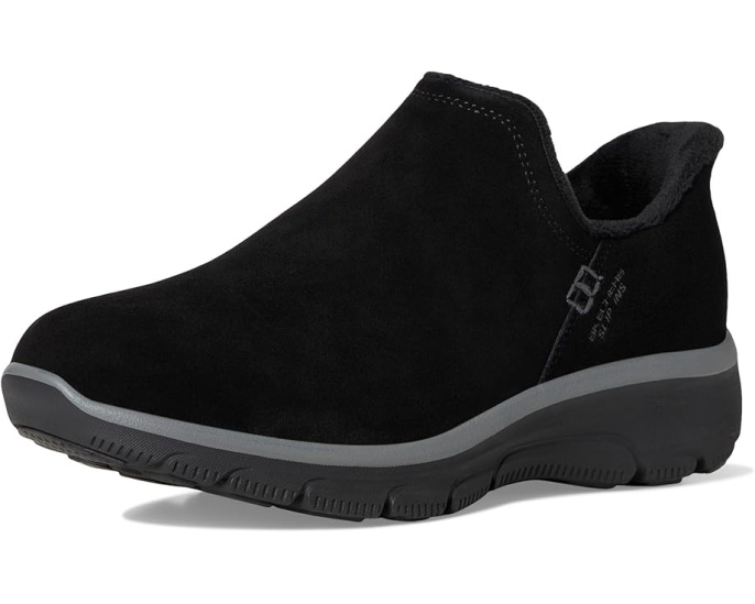 Ботильоны SKECHERS Easy Going Modern Hour Suede Hands Free Slip-ins с меховой подкладкой