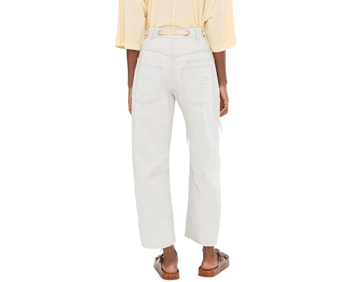 Джинсы Free People Moxie Low Slung Pull-On Barrel с заниженной талией