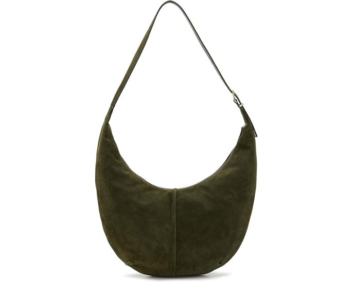 Сумка Essential Curve Shoulder Bag из замши Madewell
