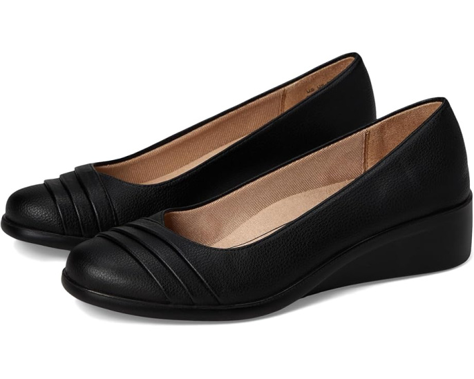 Балетки Jenna Slip-On от LifeStride с клиновидным каблуком