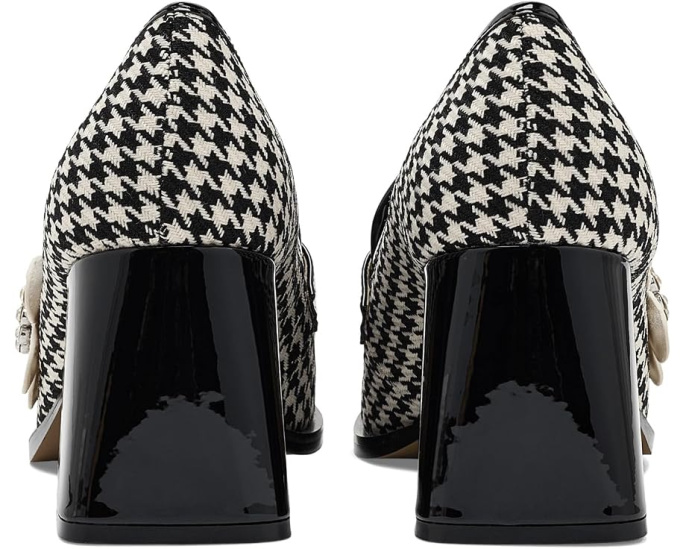 Туфли Casandra от Betsey Johnn в клетку с цветком
