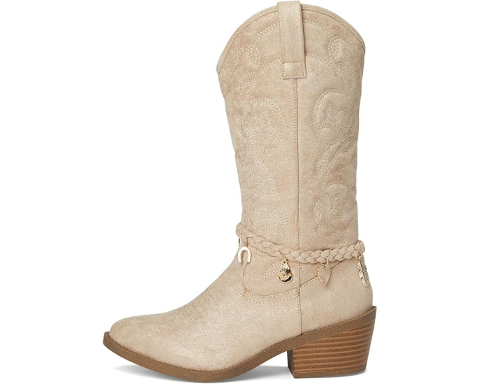 Ботинки Steve Madden Kids Leana до колена в ковбойском стиле с вышивкой