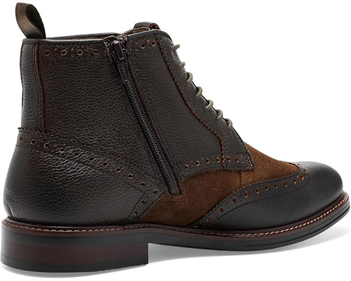 Johnston & Murphy ботинки XC+ Durham Wingtip из кожи и замши