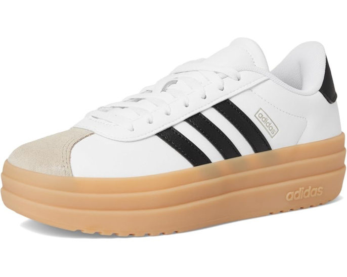 Кроссовки Adidas VL Court Bold с платформенной подошвой для подростков