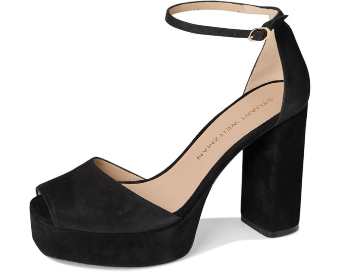 Босоножки Stuart Weitzman Sabrina на платформе с квадратным мыском