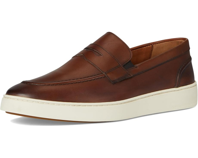Слипоны Allen Edmonds Randolph 2.0 Slip-on Sneaker из кожи с эластичными вставками