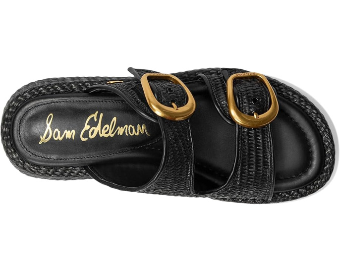 Сандалии-шлепанцы Sam Edelman Nerissa с крупной пряжкой и платформой