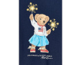 Детское хлопковое платье Polo Bear от Polo Ralph Lauren