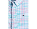 Детская рубашка Vineyard Vines Kids из легкой ткани с клеткой