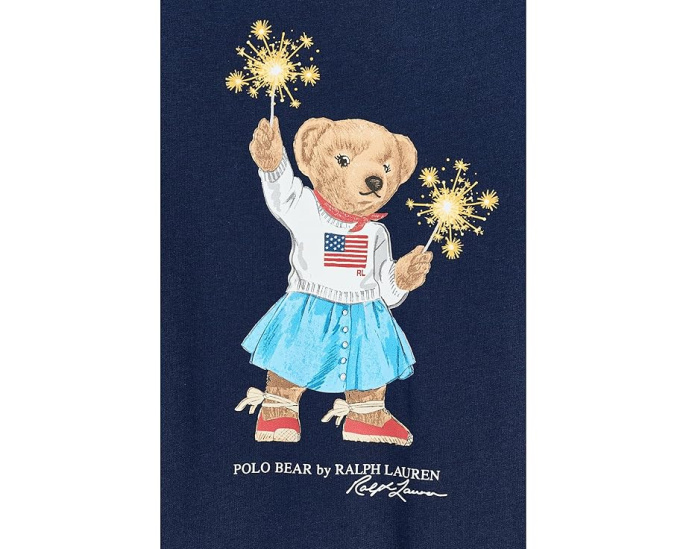 Детское хлопковое платье Polo Bear от Polo Ralph Lauren