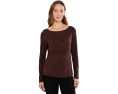 Long Sleeve Boatneck Knit Top