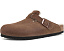 Birkenstock Boston клоги из замши с овчиной