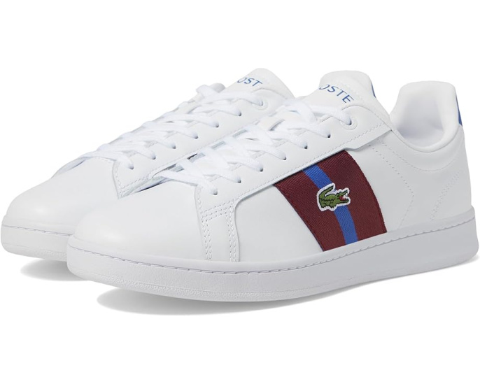 Lacoste Carnaby Pro CGR кроссовки из премиальной кожи с круглым носком