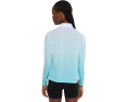 Гольф-топ Jamie Sadock Ombre Stripe Long Sleeve Zip Mock