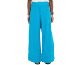 Free People брюки Day's End Cotton-Linen Pull-On бежевые