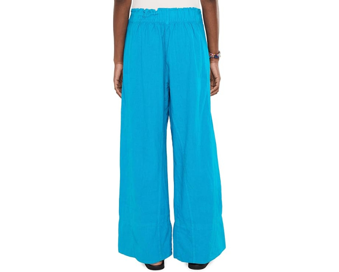 Free People брюки Day's End Cotton-Linen Pull-On бежевые